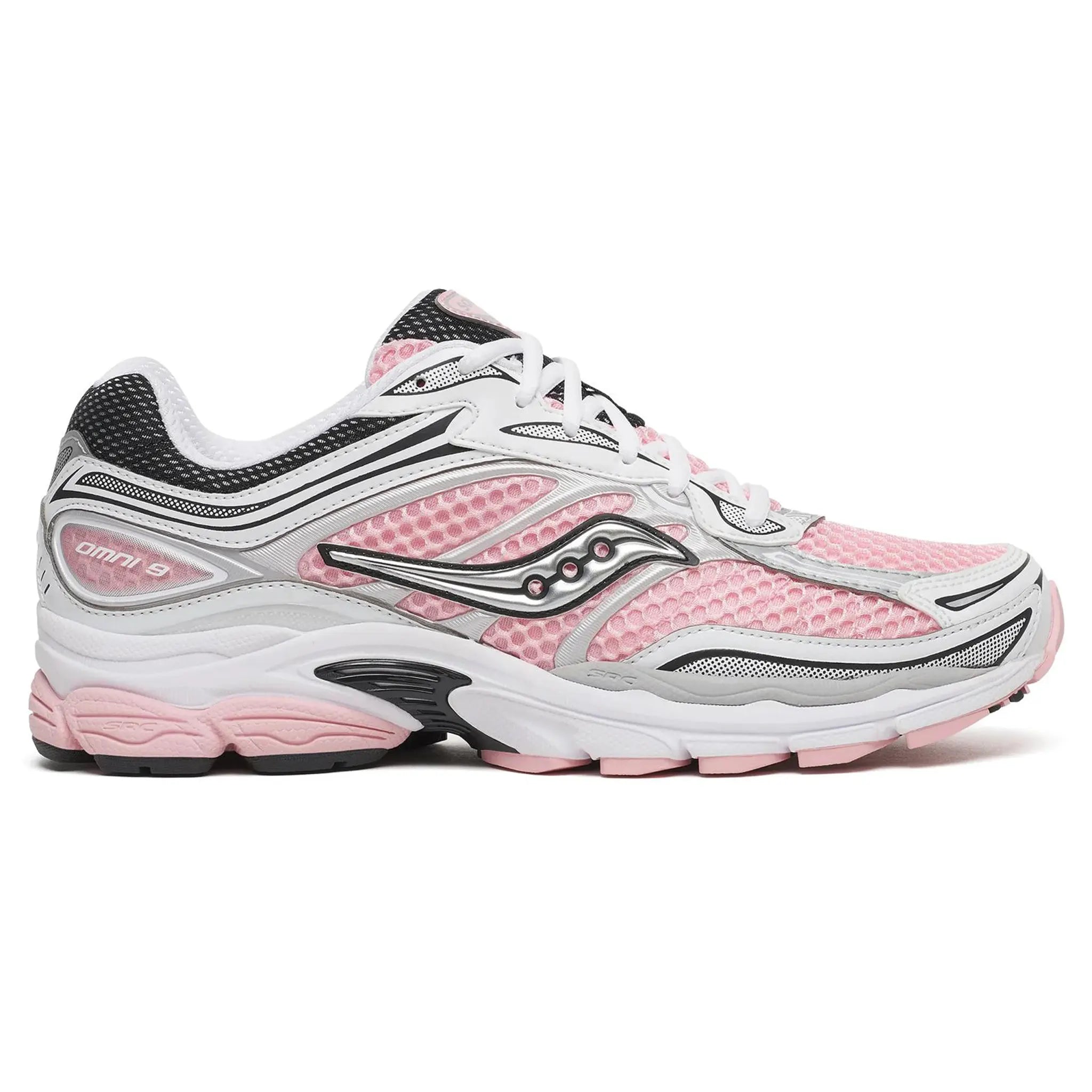 Side View of Saucony Progrid Omni 9 White Touch S101245-1016